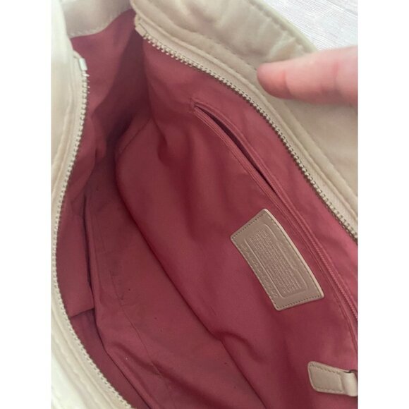 Coach Women's Off White Leather Classic Shoulder Bag - OS - Picture 9 of 13